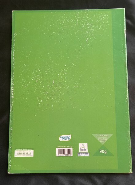 Cahier de Musique 48 Pages