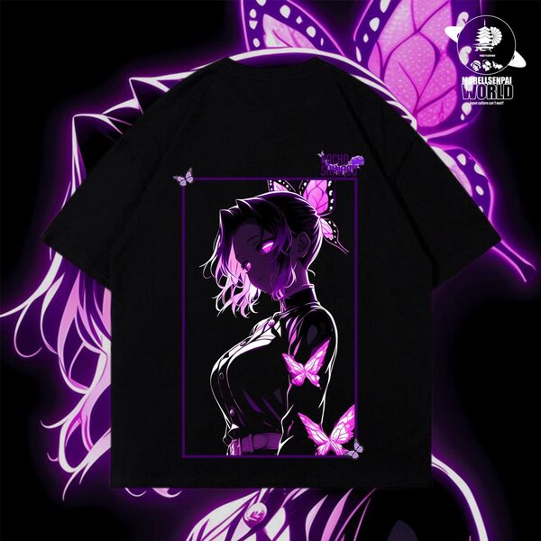 T-shirt style animé papillons