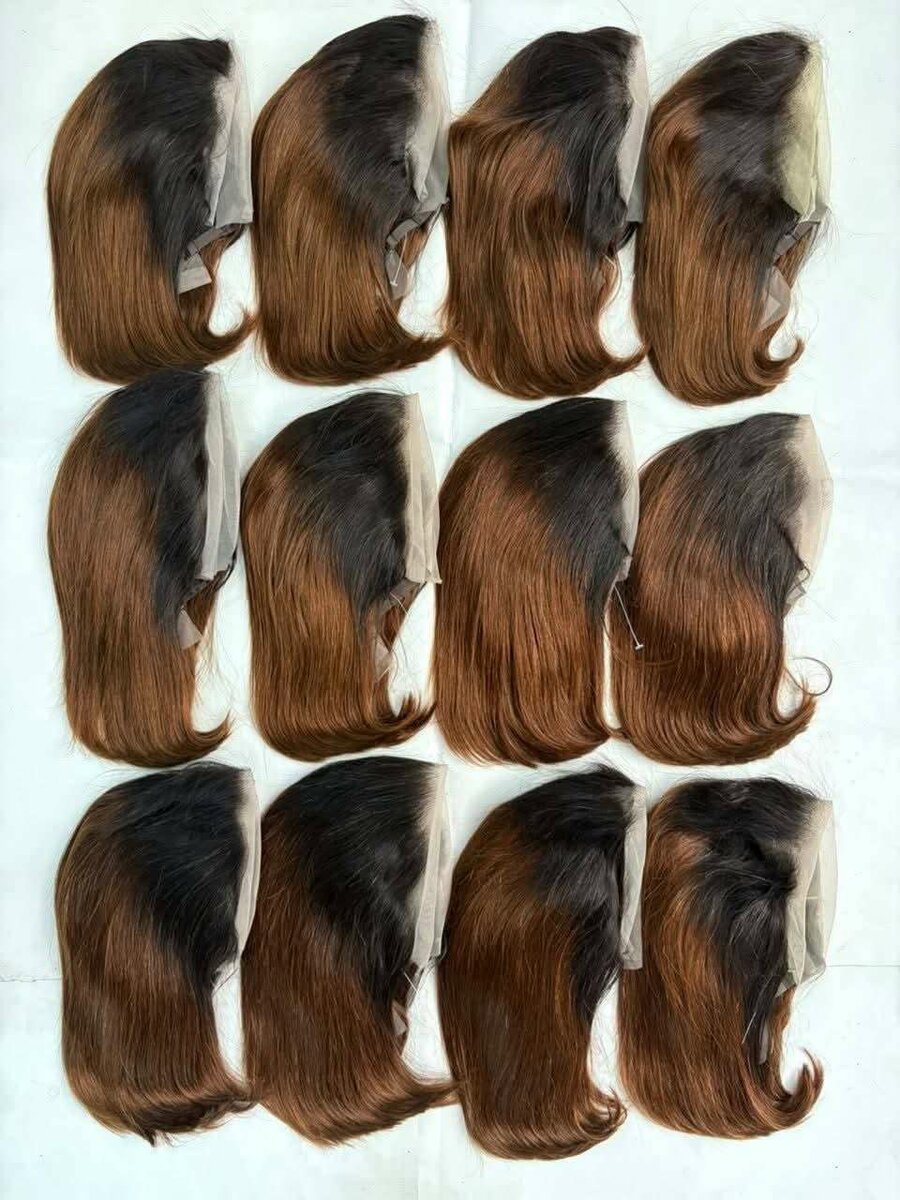 12" full frontal lace wig