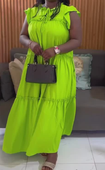 Light green dress