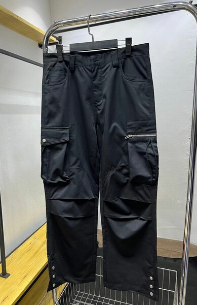 Solid baggy pants