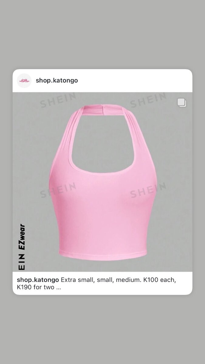 Halter tops