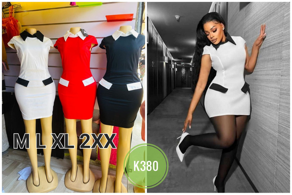 dress with collar