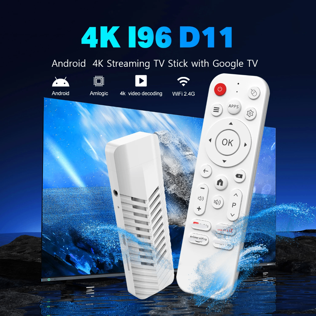 Clé TV Android 4K I96 D11