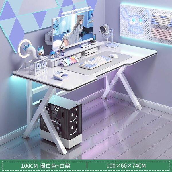 K-shape computer study desk