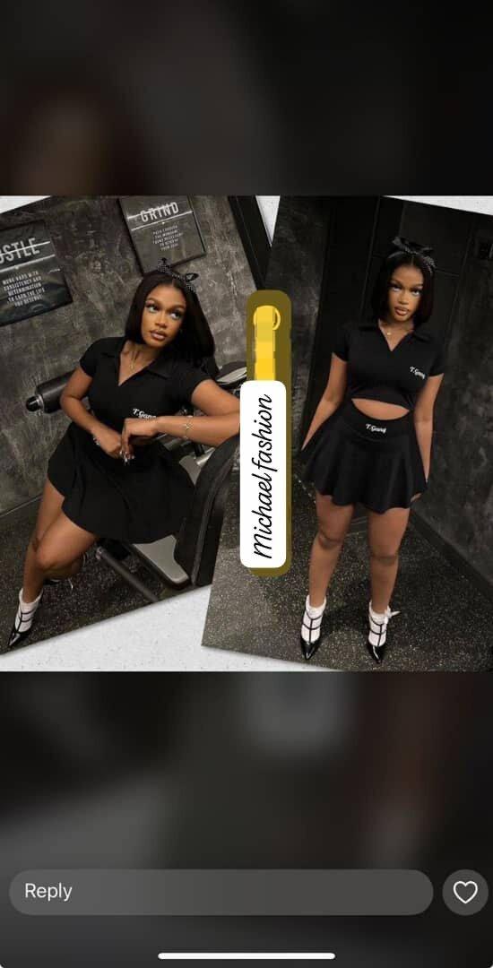 2 set skirt and top