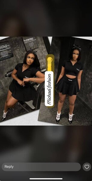 2 set skirt and top