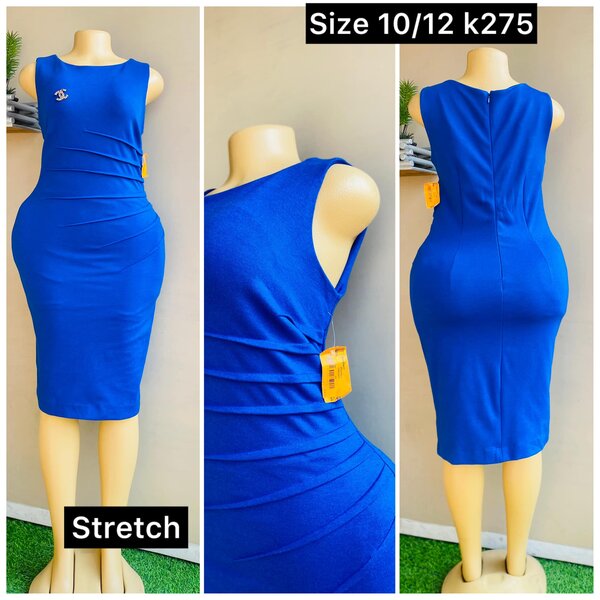 blue dress