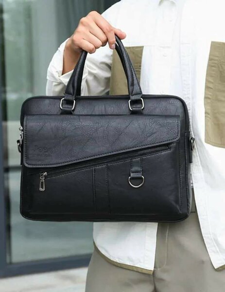 Sacoche en cuir élégante homme