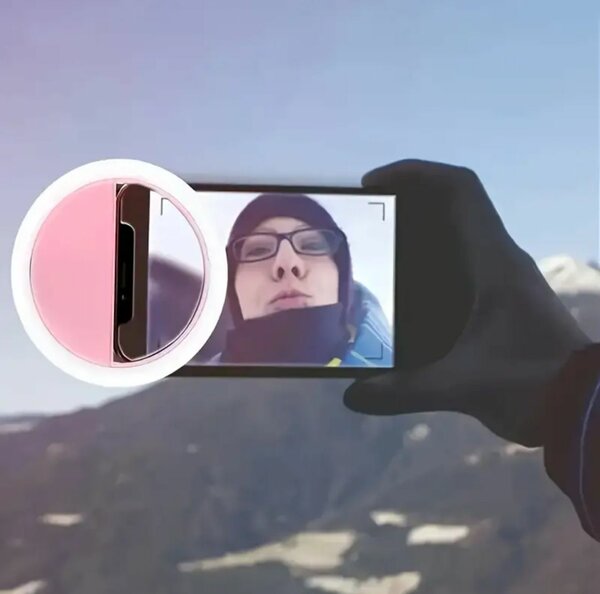 Anneau Lumineux blanc  Portable pour Selfie