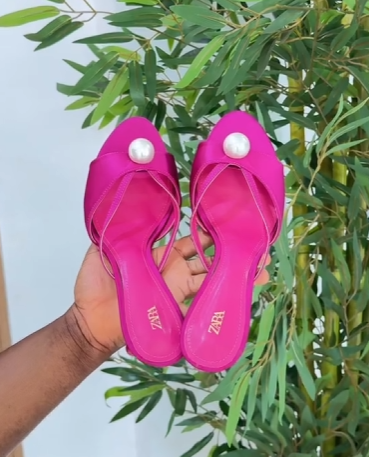 Pretty pink shoe