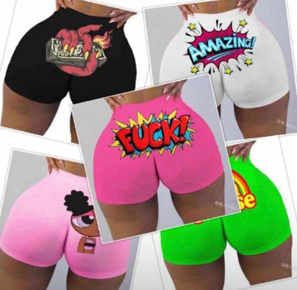 Shorts humoristiques femme