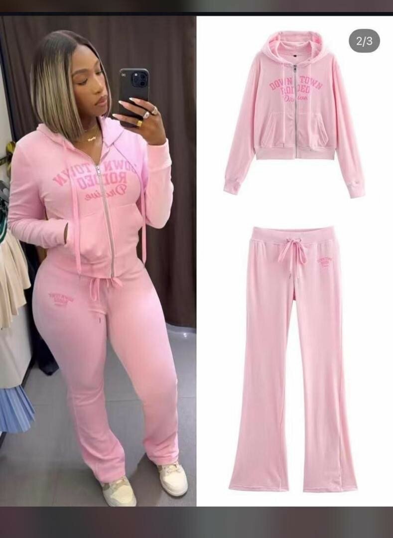Ensemble de survêtement rose