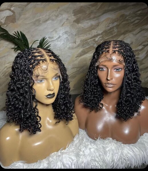 Boho braid wigcap