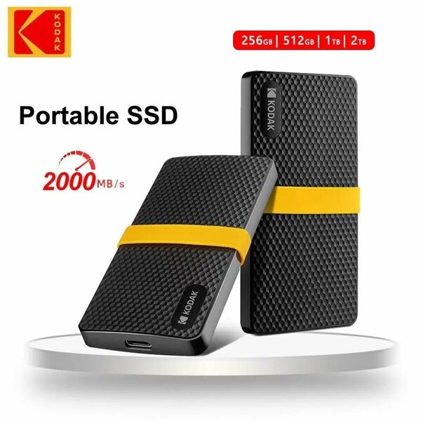 SSD Portable Kodak 2TB USB-C