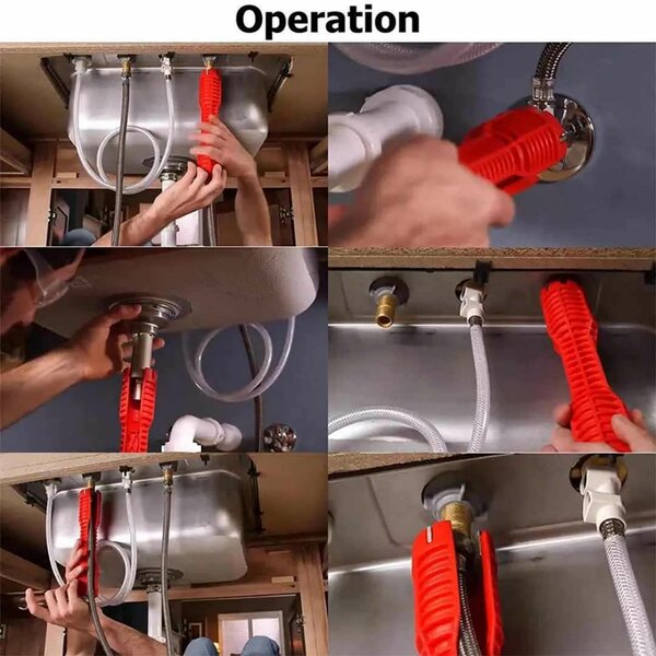 Clé multifonction plomberie