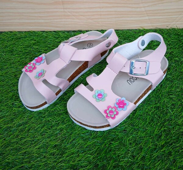 Sandales enfant à fleurs