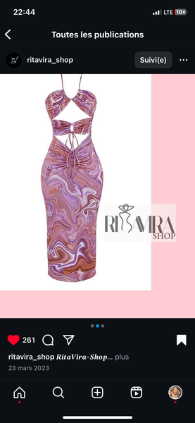 Robe sexy élégante