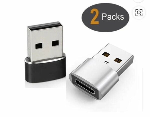 2x Adaptateur Type C à USB