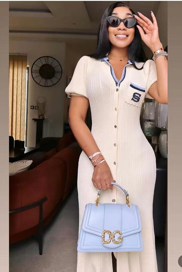 Robe en soldes pure coton