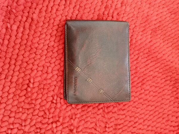 portefeuille en cuir