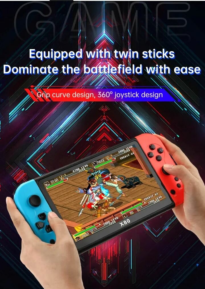Console portable X80 avec joystick