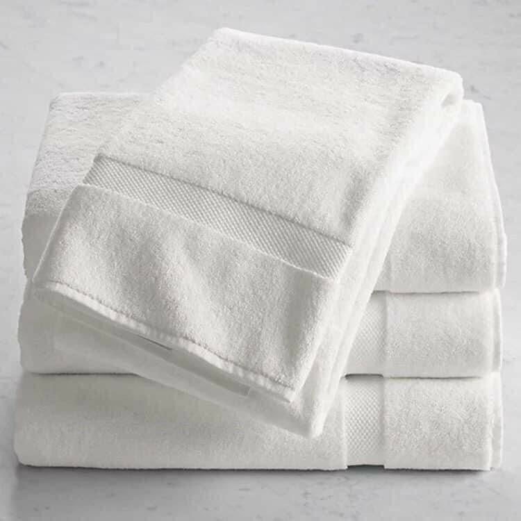 Serviettes blanches en Cotons