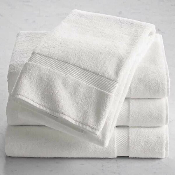 Serviettes blanches en Cotons