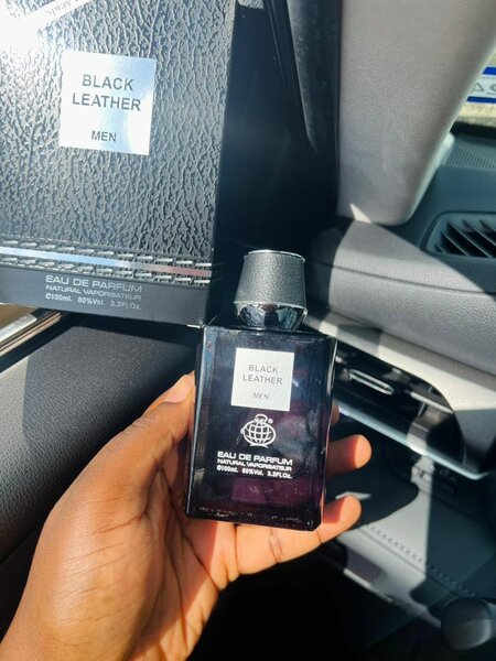 Black leather