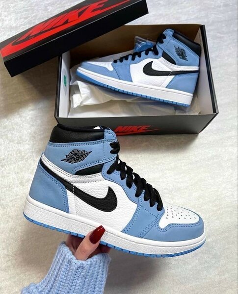 Baskets Air Jordan 1 Bleu