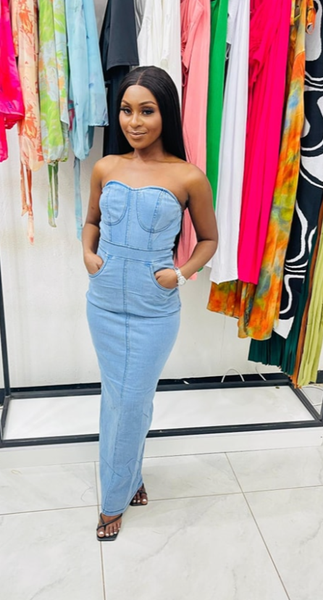 DENIM DRESSES