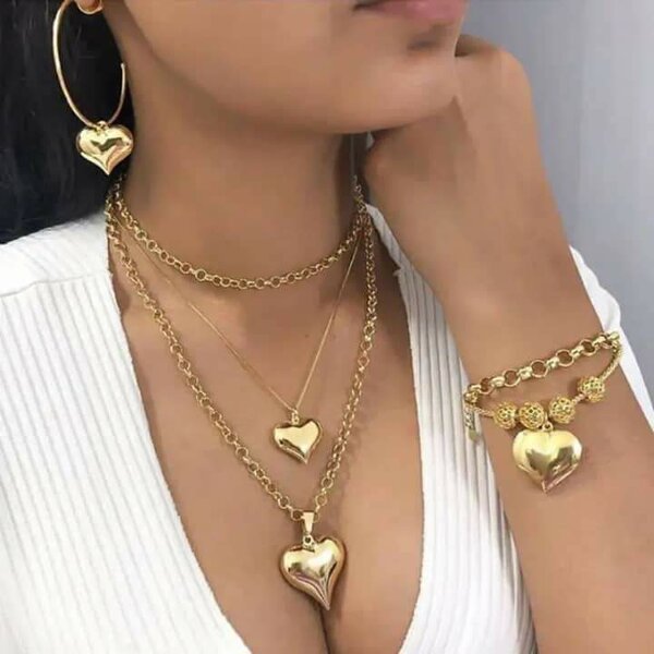 Ensemble bijoux femme 4 en 1