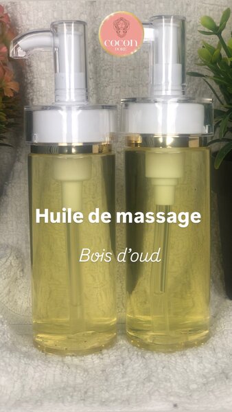 Huile de massage sensuelle