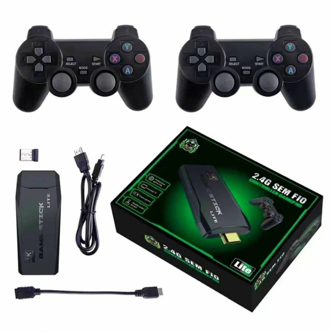 CONSOLE DE JEUX + 20 JEUX TÉLÉCHARGER + 2 MANETTE