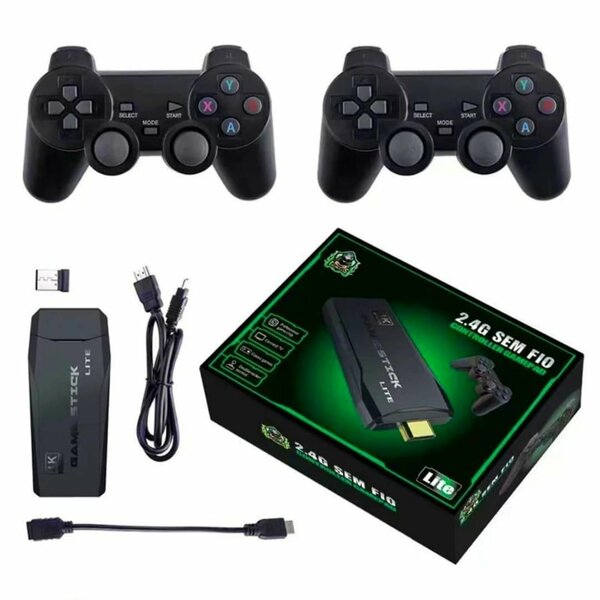 CONSOLE DE JEUX + 20 JEUX TÉLÉCHARGER + 2 MANETTE