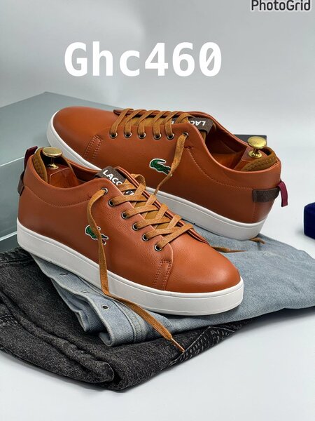 brown sneakers
