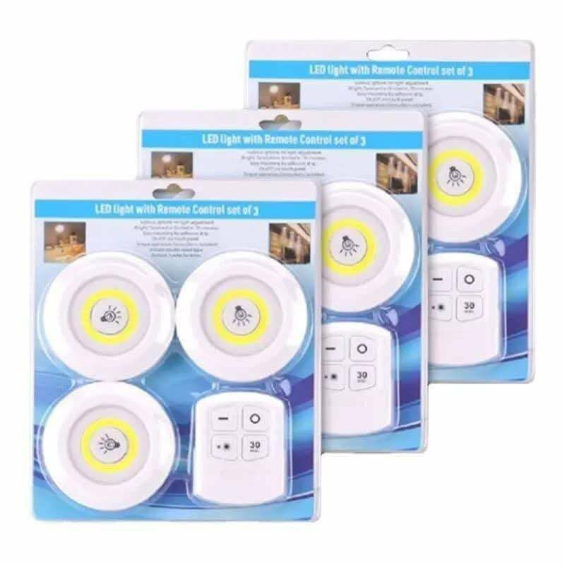 ensemble de 3 de lampes LED