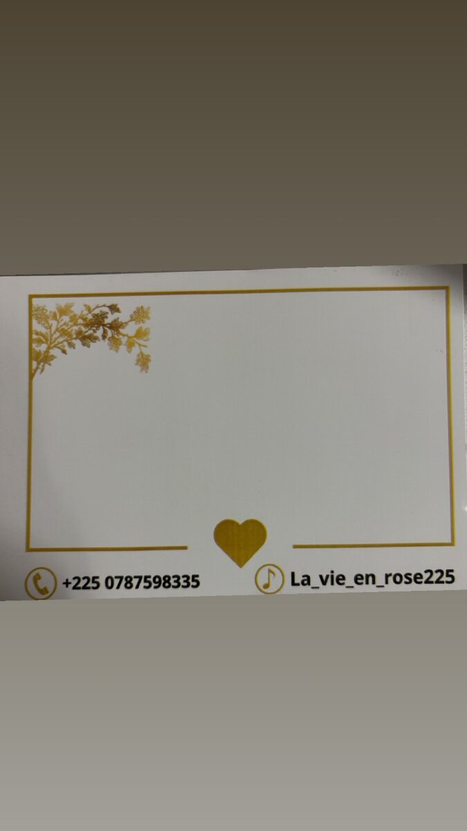 Carte de vœux "La Vie en Rose"