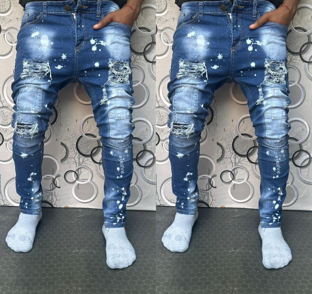 Jeans décontractés homme tendance