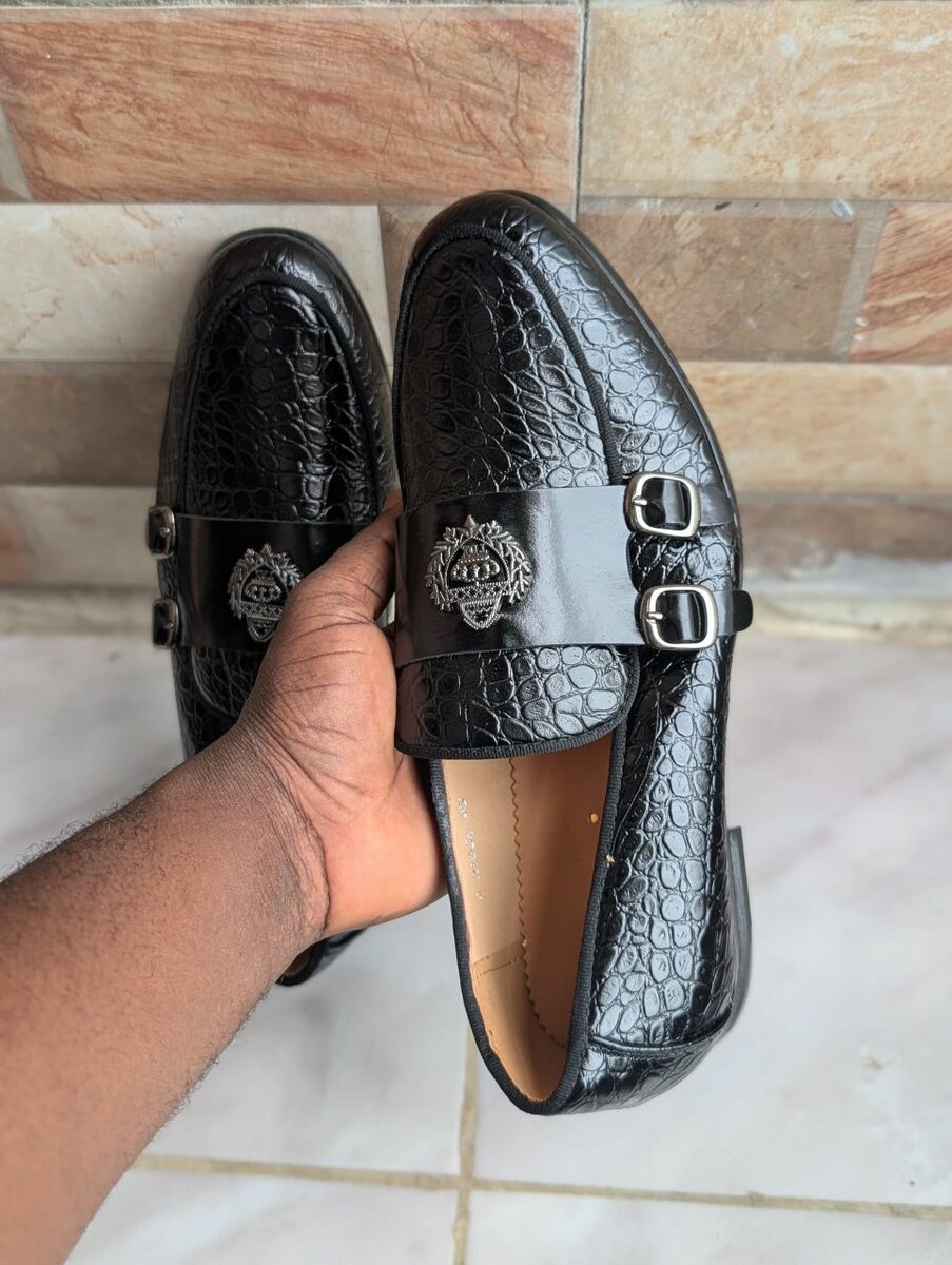 Mocassins cuir noir élégants