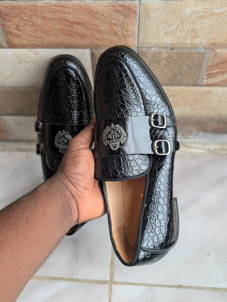 Mocassins cuir noir élégants