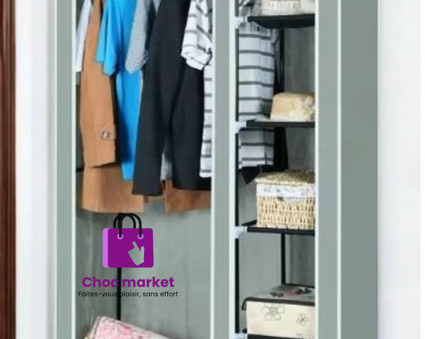 Armoire Penderie en Tissu Pratique