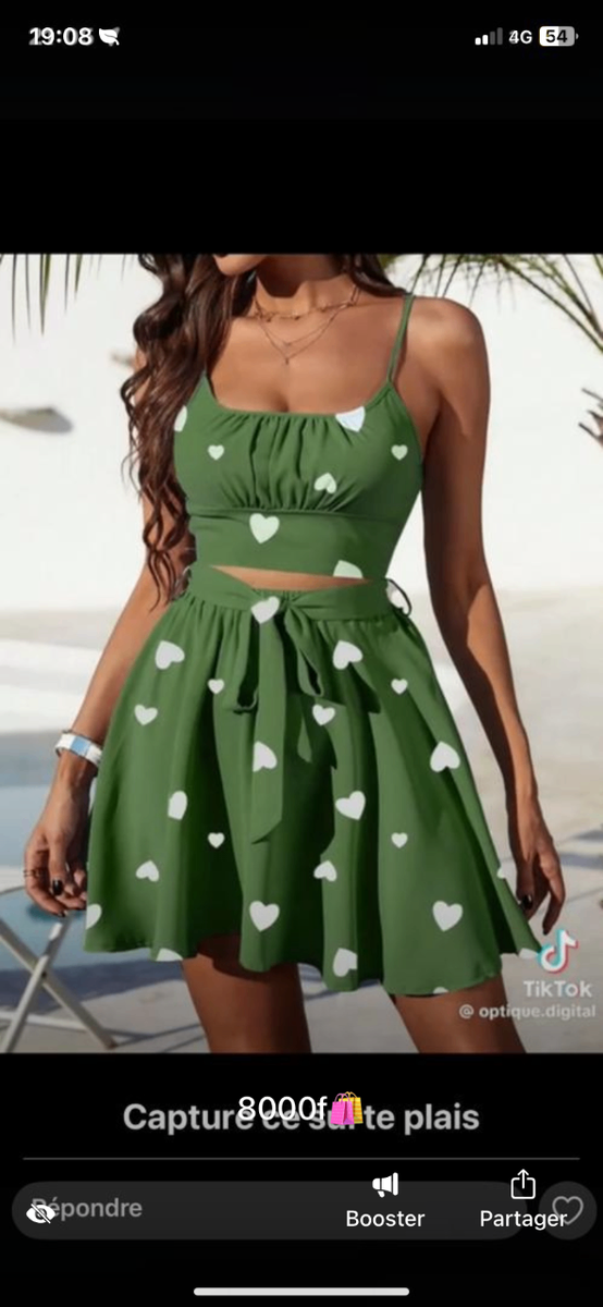 Robe élégante à motifs