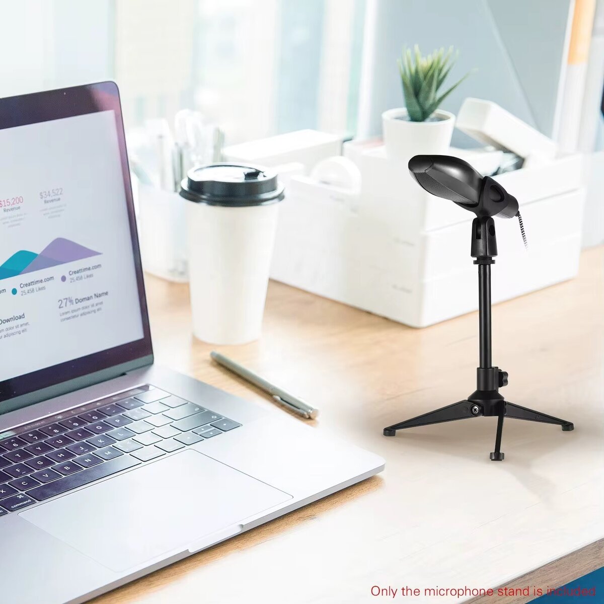 Support de microphone réglable