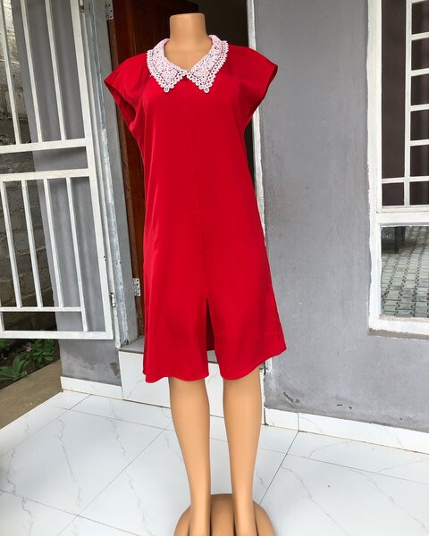 red dress