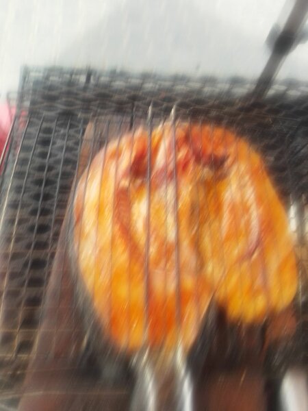Roasted fish