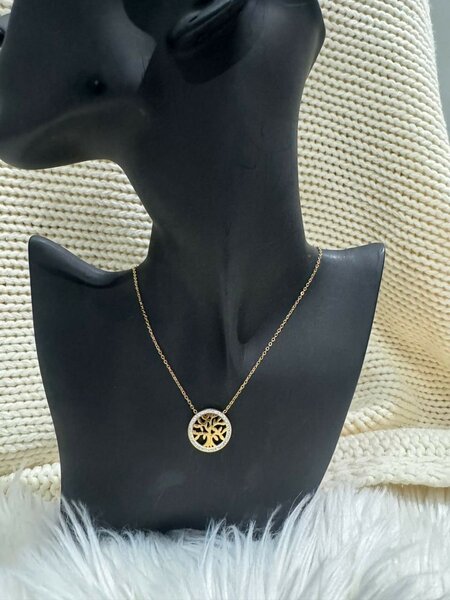 Collier Arbre de Vie Doré