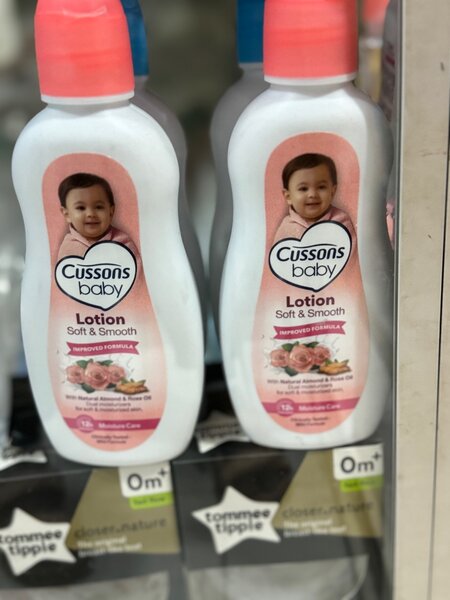 Baby lotion and oil