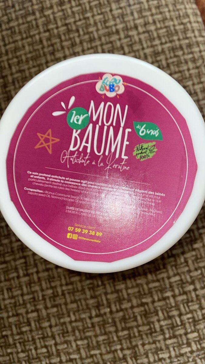 BAUME POUSSE cheveux 200gr