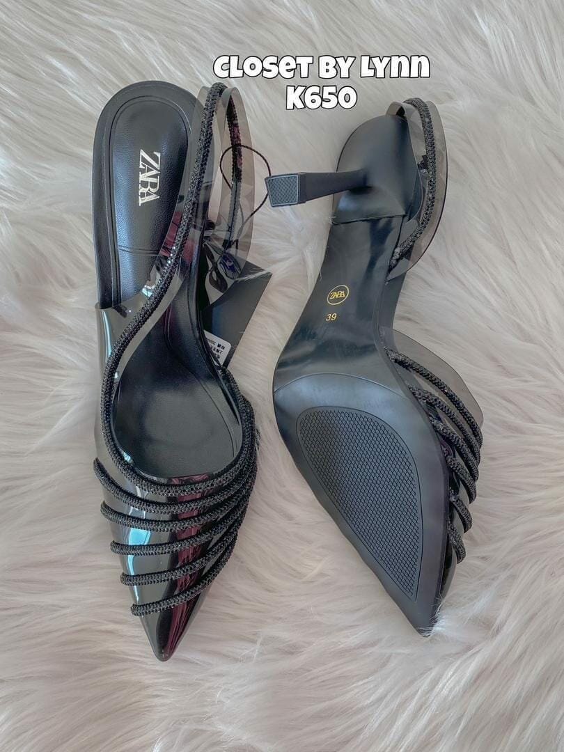 black sandals